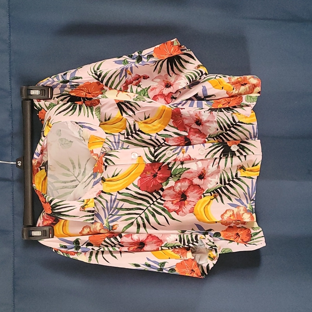 CROP TOP BUTTON UP